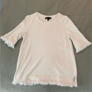 Ann Taylor White Blouse in Medium
